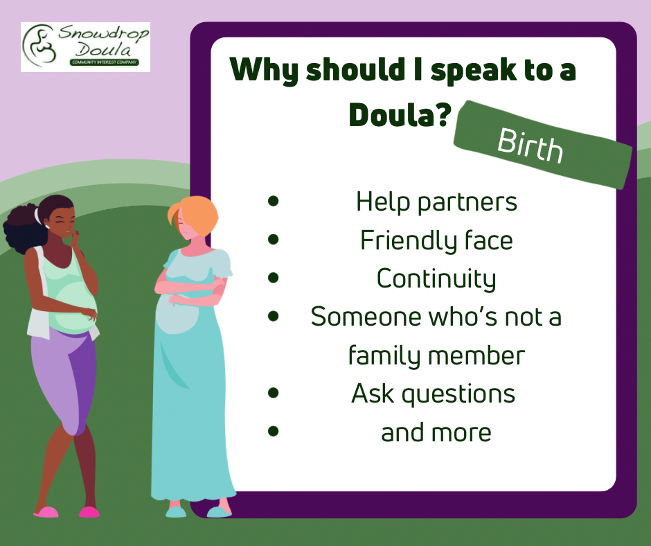 Birth support from a Doula in UK