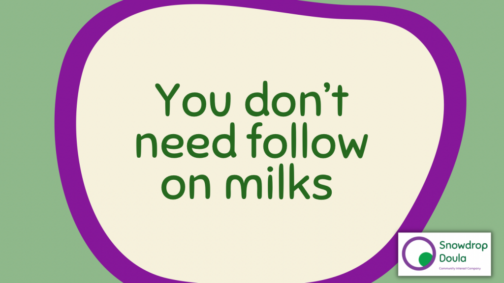 Is follow on milk necessary?