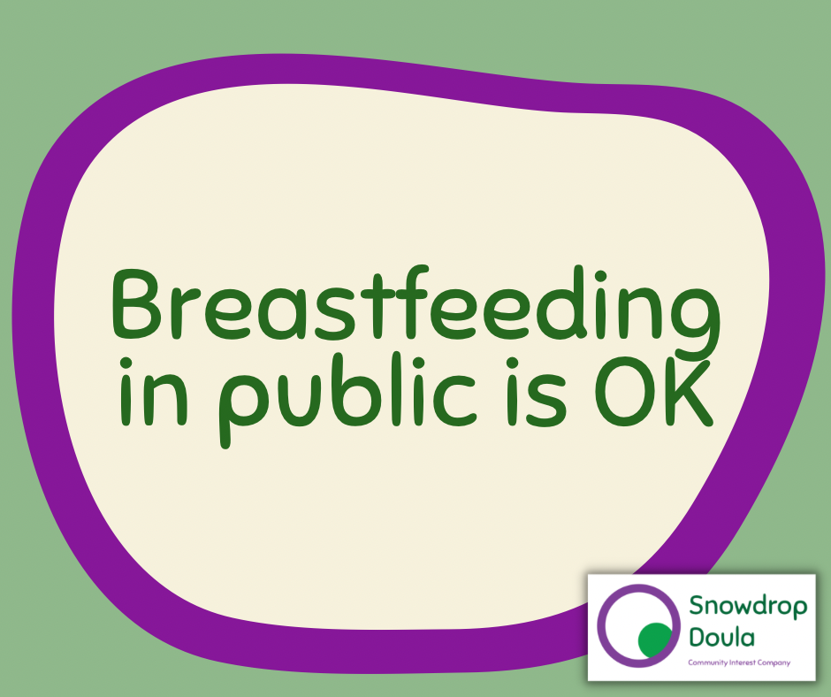 Is breastfeeding in public OK?